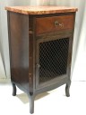 Cabinet Chest End Table With Grill Door