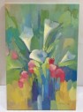 Cleared Canvas Artwork, Floral Artwork, Abstract