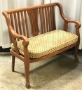 SETTEE, WITH CUSHION, VINTAGE